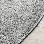 vidaXL Tapis shaggy PAMPLONA poils longs moderne gris Ø 160 cm