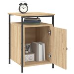 vidaXL Tables de chevet 2Pièces chêne sonoma 40x42x60cm bois d'ingénierie