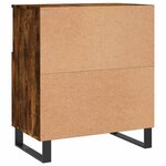 vidaXL Buffets 3 Pièces Chêne fumé Bois d'ingénierie