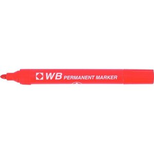 Marqueur permanent pointe ogive WB rouge