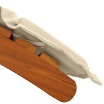 Chaises longues vidaXL avec coussins 2 Pièces Beige en bois d'acacia solide