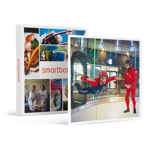 SMARTBOX - Coffret Cadeau 2 vols en chute libre indoor et 1 vol immersif en 4D avec iFLY Aix-Marseille -  Sport & Aventure