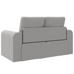 vidaXL Canapé Lit 2-en-1 Gris Nuage 148x71x83 cm Tissu