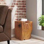 vidaXL Tabouret Bois de teck massif