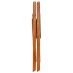 vidaXL Chaises de bistro d'extérieur lot de 2 Bois d'acacia solide