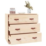 vidaXL Buffet 80x40x75 cm Bois massif de pin