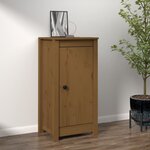 vidaXL Buffet marron miel 40x35x80 cm bois massif de pin