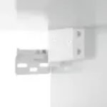 vidaXL Armoire à miroir avec LED Gris béton 76x15x55 cm