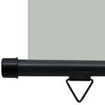 vidaXL Auvent latéral de balcon 165x250 cm Gris