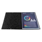 Chemise À Élastique Sans Rabat Carte Lustrée 400gm2 - A4 - Noir - X 25 - Exacompta