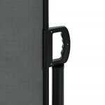 vidaXL Auvent latéral rétractable anthracite 100x1000 cm