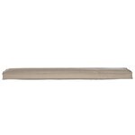 vidaXL Coussins de palette pour banc 2 Pièces Taupe 180x40x8 cm Tissu Oxford
