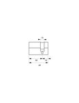 SP - Demi-cylindre de serrure Ecopro  50x10mm  anti-arrachement  3 clés  nickel