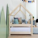 Lit cabane enfant TERY 80 x 180 verni