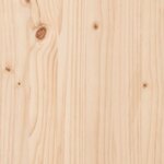 vidaXL Salon de jardin 3 Pièces avec coussins bois massif