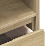 vidaXL Meuble TV SAUDA chêne 99x43x55 cm bois de pin massif