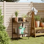 vidaXL Support pour plantes anthracite 56 5x54 5x100cm acier galvanisé