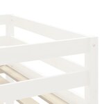 vidaXL Lit mezzanine d'enfants sans matelas avec échelle 80x200 cm