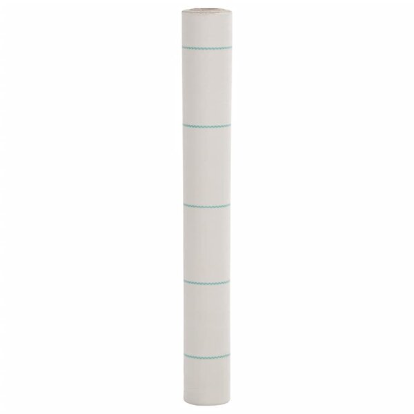 vidaXL Membrane anti-mauvaises herbes blanc 1x100 m PP