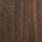 vidaXL Cadre de lit sans matelas chêne marron 90x190 cm