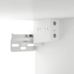 vidaXL Meuble TV mural blanc 80x30x41 cm