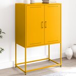 vidaXL Meuble TV anthracite 68x39x60 5 cm acier