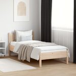 vidaXL Cadre de lit sans matelas 90x190 cm bois de pin massif