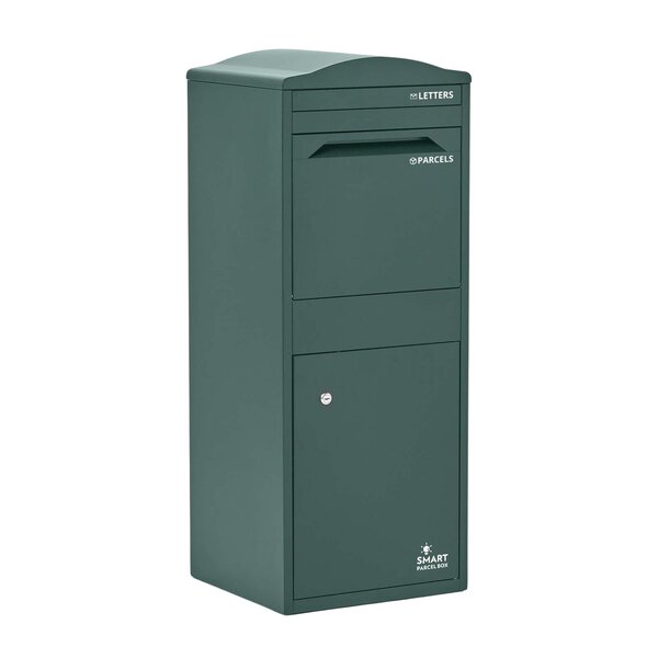Boîte à colis incurvée 1 porte Large Vert foncé Acier galvanisé SMART PARCEL BOX®