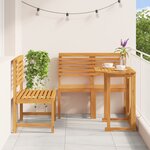 Ensemble de jardin 4 pièces en acacia