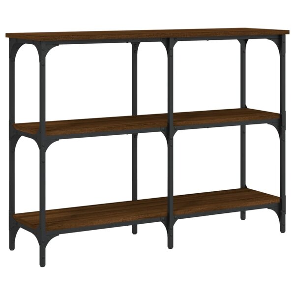 vidaXL Table console chêne marron 100x29x75 cm bois d'ingénierie