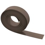 vidaXL Bordures de jardin 3 Pièces marron 10 m 15 cm polyéthylène