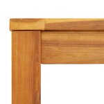 vidaXL Table à manger de jardin 110x55x75 cm bois massif d'acacia