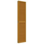vidaXL Cloison de séparation 5 panneaux marron bois paulownia massif