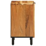 Meuble de salle de bain vidaXL 38x33 5x58 cm en bois solide d'acacia