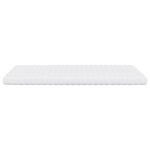 vidaXL Matelas en mousse blanc 140x200 cm 7 zones dureté 20 ILD