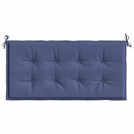 vidaXL Coussin de banc de jardin bleu marine 120x50x4 cm tissu oxford