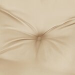 vidaXL Coussins de palette lot de 3 beige tissu
