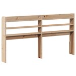 vidaXL Tête de lit avec étagères 120 cm bois massif de pin