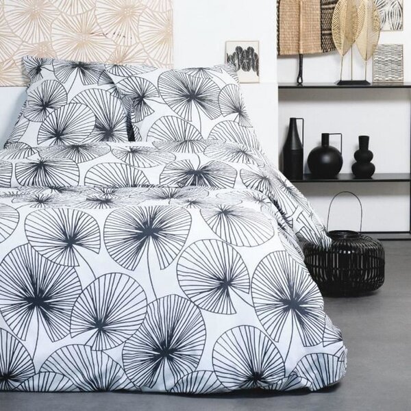 Parure de lit - 260 x 240 cm - coton imprimé floral