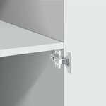 vidaXL Armoire de rangement blanc 70x42 5x225 cm bois d'ingénierie