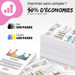 123CONSOMMABLES - 301XL - Pack 2 cartouches compatibles HP 301XL - noir et couleurs