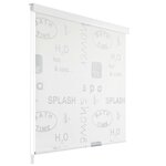 vidaXL Store roulant de douche 80x240 cm Éclaboussures