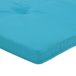 vidaXL Coussin Turquoise Turquoise Polyester 58 cm x 77 cm