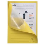 Paquet De 25 Chemises À Fenêtre Forever 130g/m2 - 22x31cm - Jaune - X 16 - Exacompta