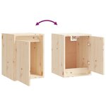 vidaXL Meubles TV 8 Pièces Bois massif de pin