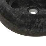 vidaXL Lavabo 40 x 12 cm Marbre Noir