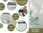 50 Enveloppes plastique opaques ECO 60 microns N°1 - 170x230mm