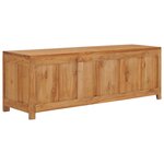 vidaXL Meuble TV 120 x 30 x 40 cm bois de teck massif
