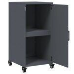 vidaXL Buffet anthracite 36x39x72 cm acier