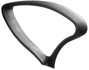 Paire d'accoudoirs modèle type 'SU' fixe Noir TOPSTAR